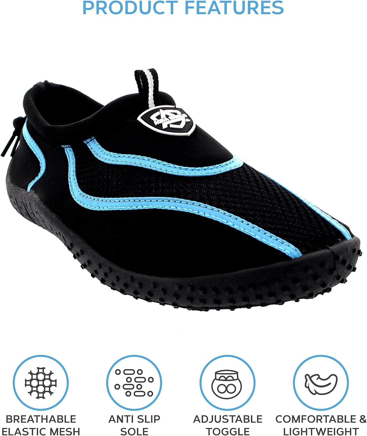 Detalle de Mens water socks trainers for beach days