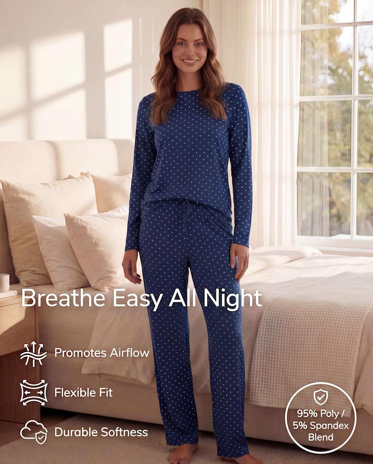 Detalle 2 de Real Essentials 2 Pack Women's Pajama Set