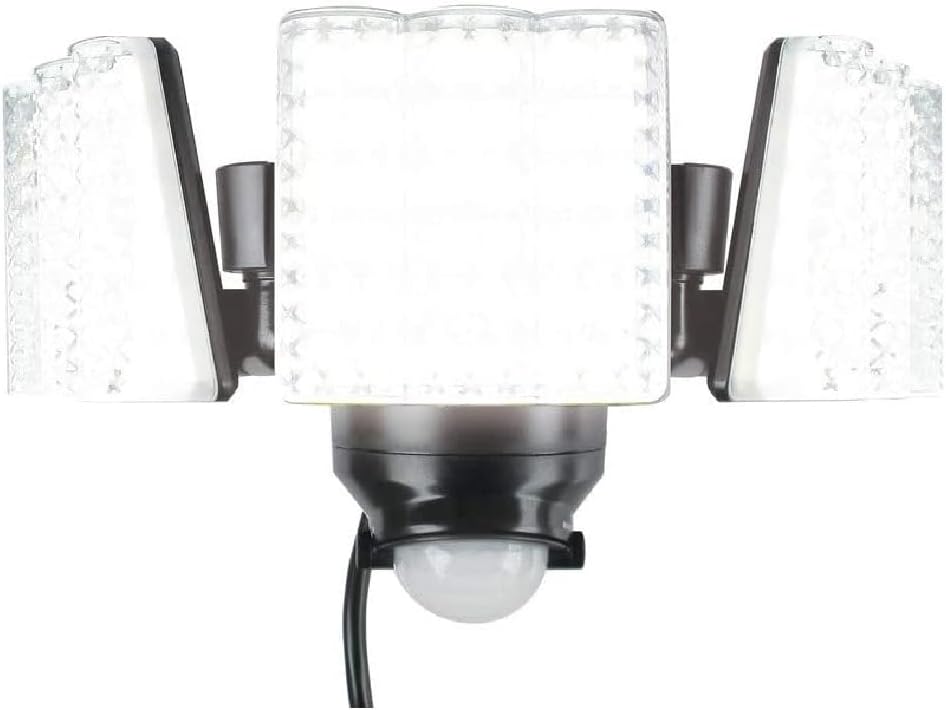 Detalle de DAISHIN DLA-7T300 センサーライト 3灯式・AC100V・LED投光照明