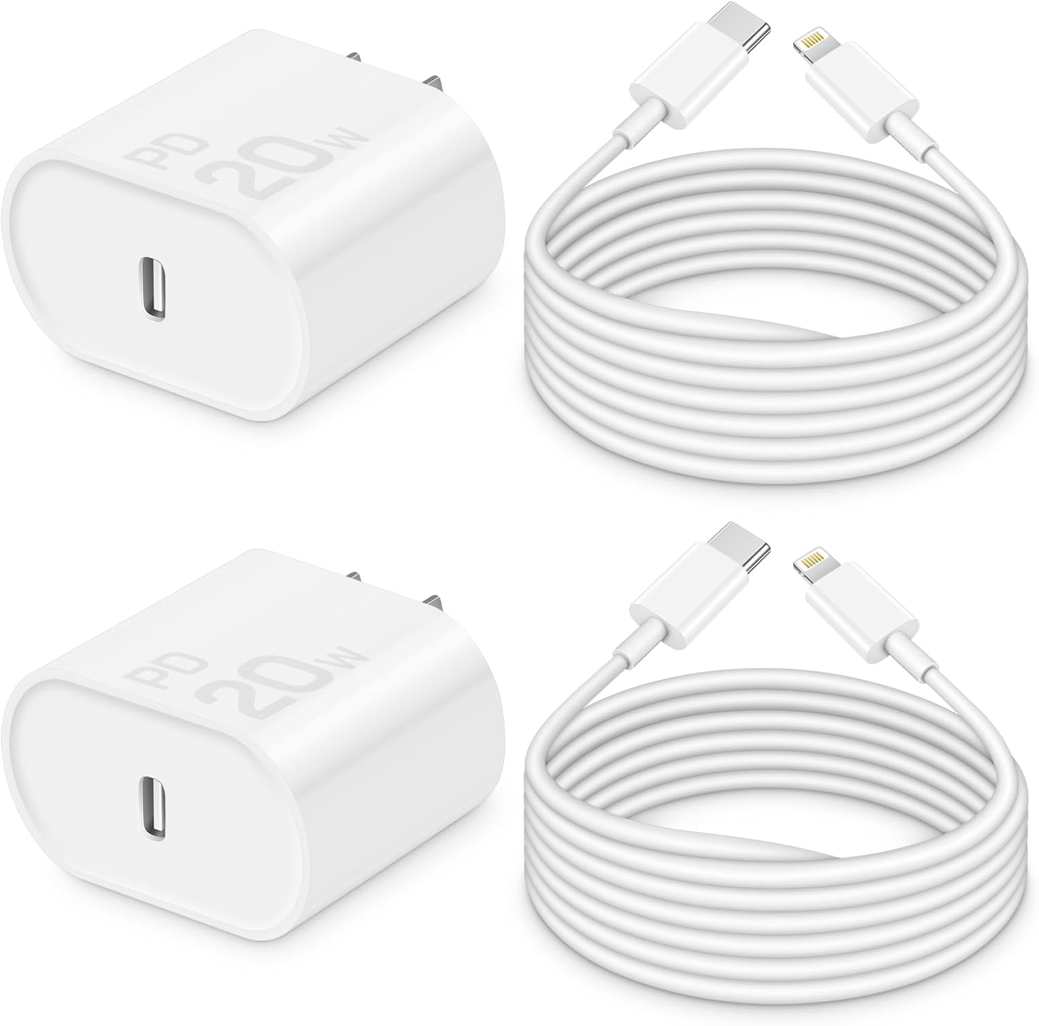 Detalle de CXX 10FT iPhone 14/13/12 Charger 20W Fast Charging (MFi Certified)