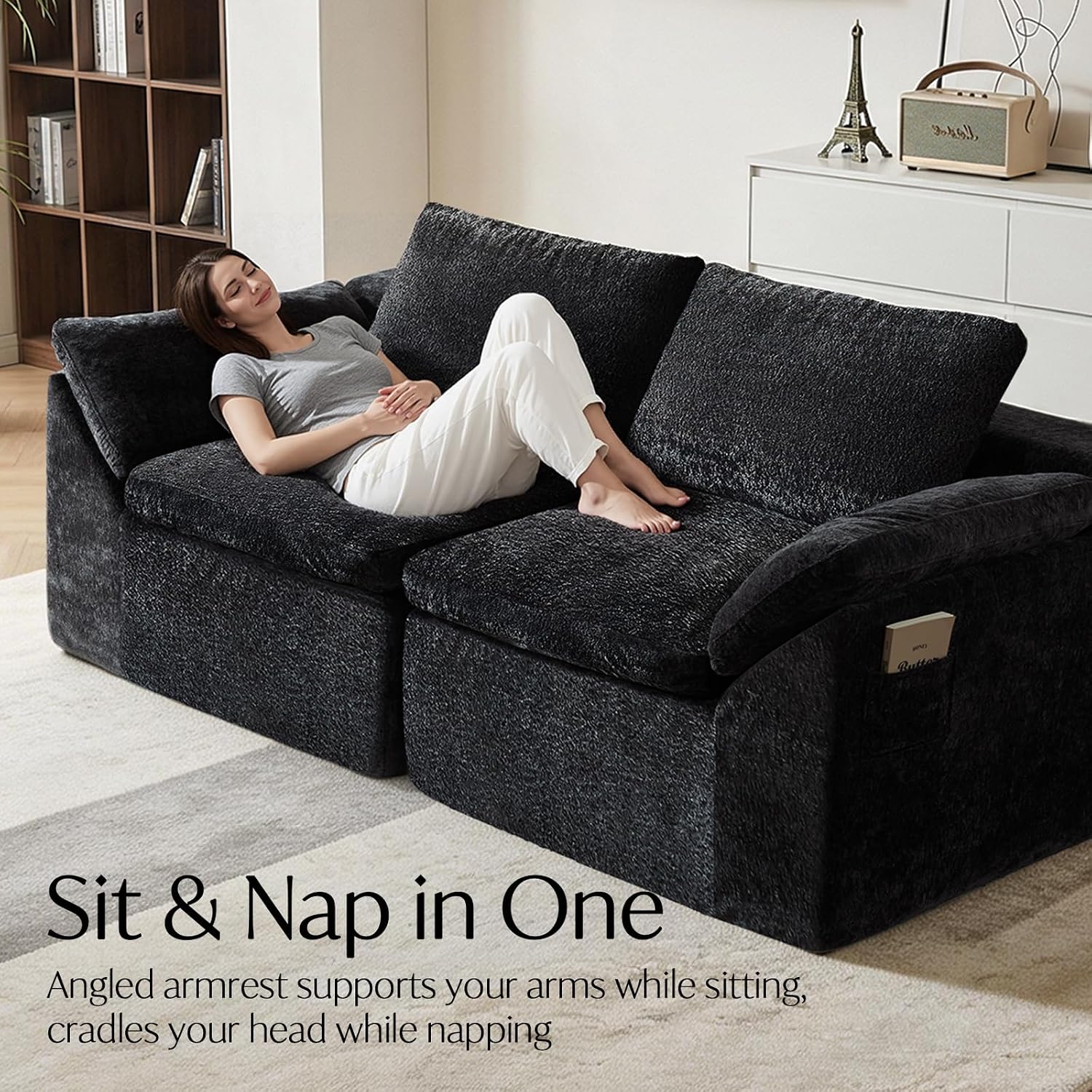 Detalle de Vamcheer Boneless Loveseat 58" x 77" x 25