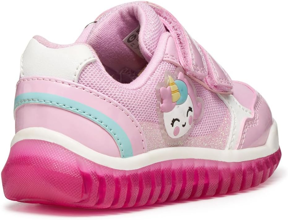 Thumbnail 4 de Geox Baby-Mädchen B Lightyloo Girl Sneaker – Sneaker mit Licht, Klett und herausnehmbarer Innensohle