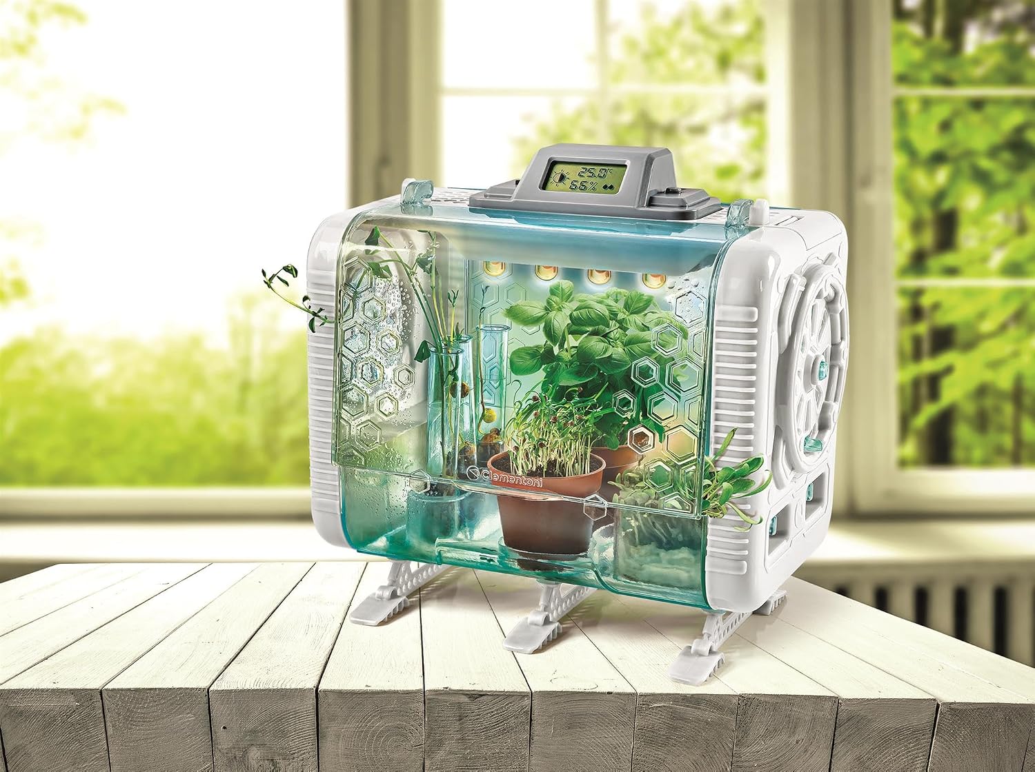 Thumbnail 6 de Clementoni Smart-Tech Greenhouse Interactive STEM Plant Science Kit (Kids 8+)