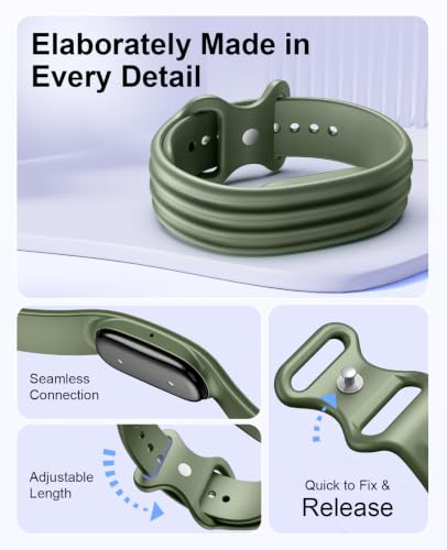 Detalle de TiMOVO Repuesto de Correas Compatibles con Google Fitbit Air (5 piezas)