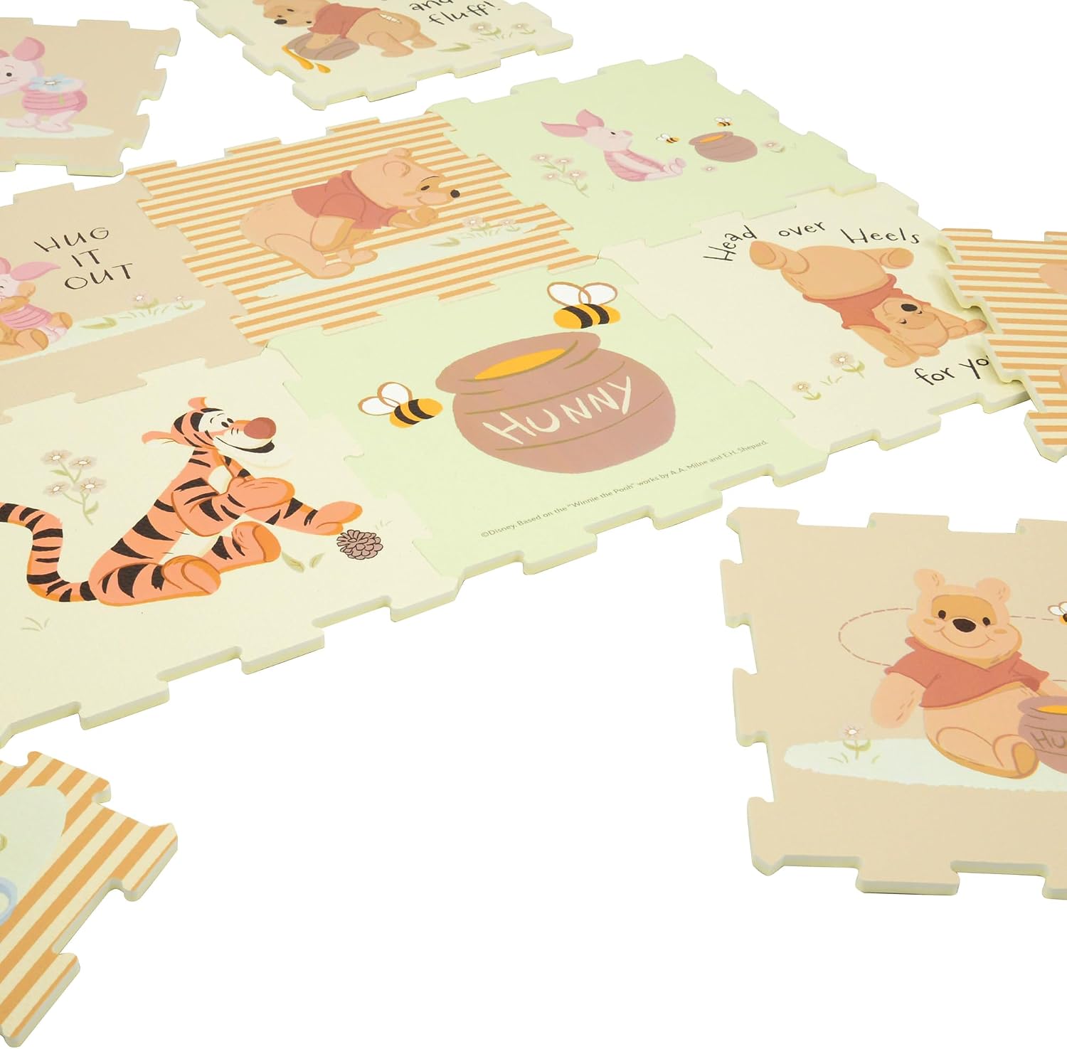 Thumbnail 5 de Disney Winnie The Pooh Foam Play Mats – 12-Piece Interlocking 1cm EVA Floor Tiles