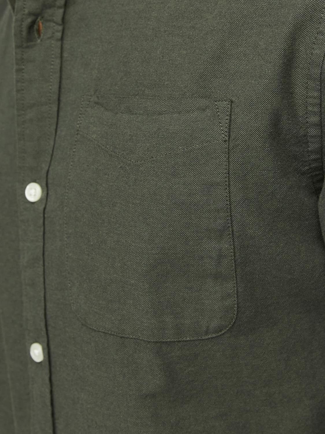 Detalle 2 de JACK & JONES men’s long-sleeve collared shirt (slim fit) in 100% cotton
