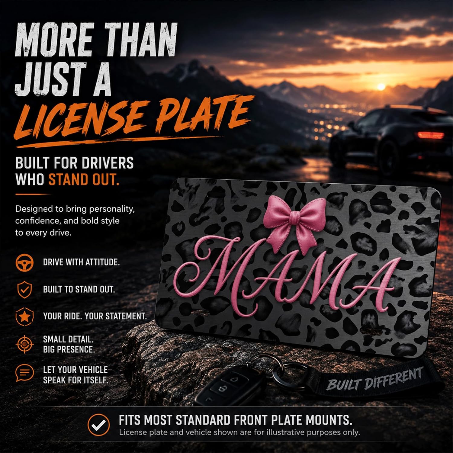 Detalle de Decorative License Plate, Aluminum