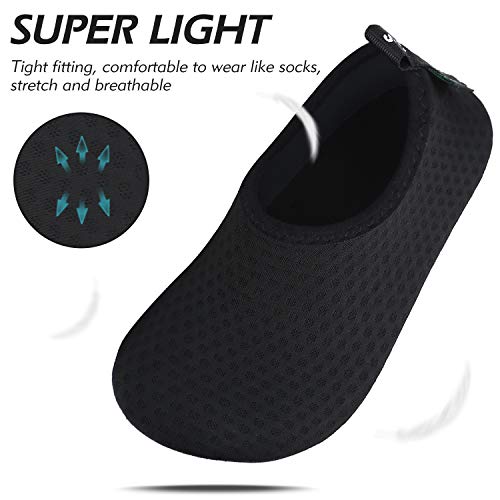 Detalle de SAGUARO Kinder Badeschuhe Aquaschuhe – schnell trocknend, atmungsaktiv, rutschfeste Sohle (Gr. 32/33 EU)