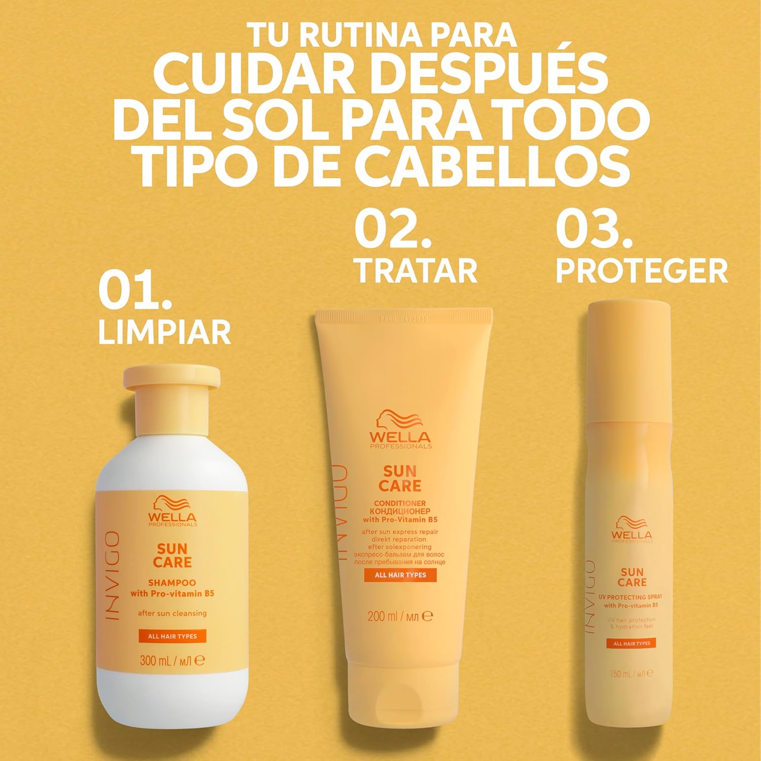 Thumbnail 3 de Wella Invigo Sun Champú After Sun 🌞 Nutrición y Limpieza 300ml