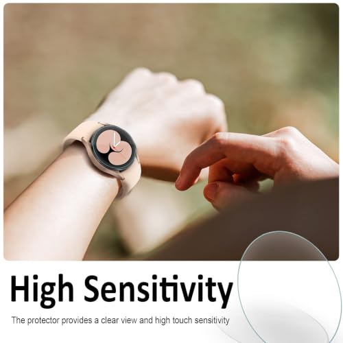 Detalle de SPGUARD 4-Stück Schutzfolie 40 mm für Samsung Galaxy Watch 7/8/FE/6/5/4 – Panzerglas Displayschutz
