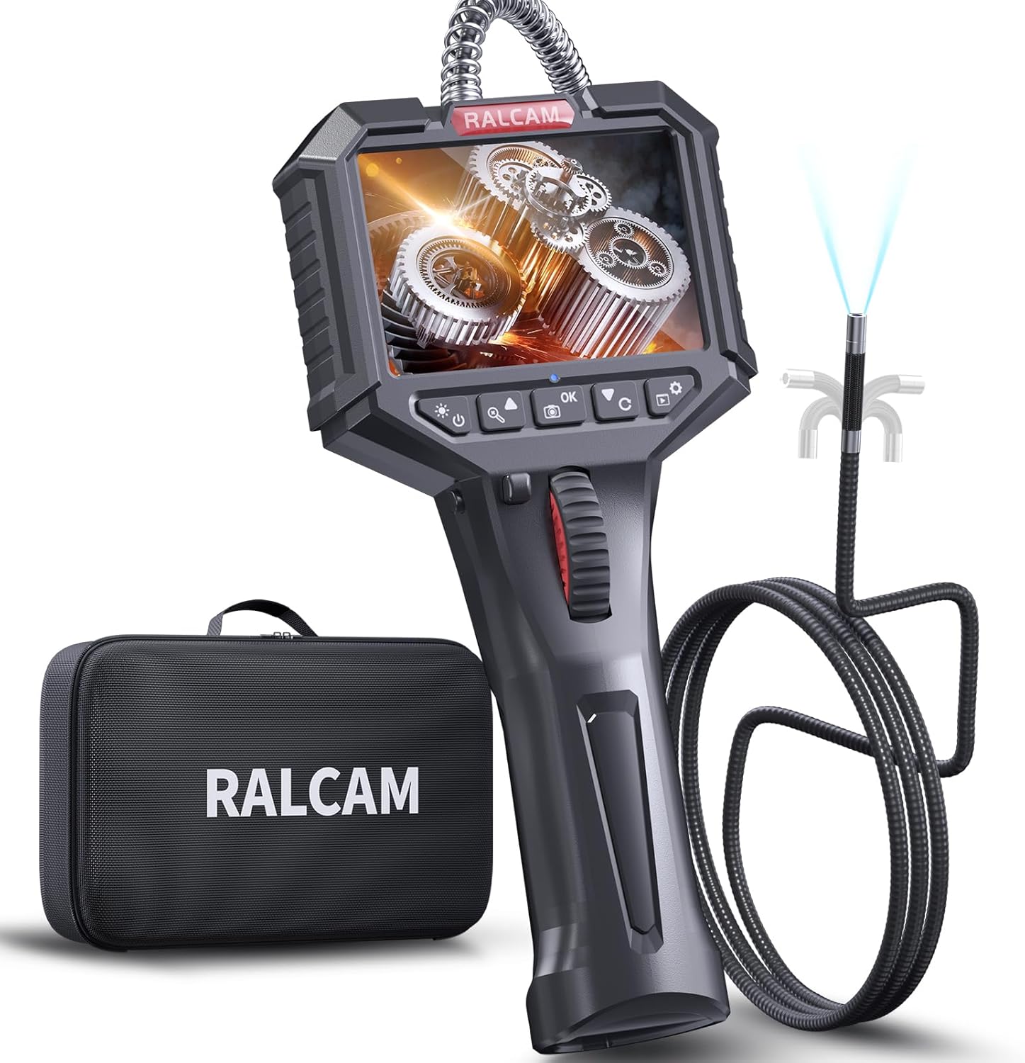 Ralcam Caméra Endoscope Industrielle 8,5 mm