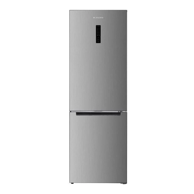 Imagen de Frigorífico Combi Aspes No Frost 186,5 cm – 402 L en Inox con Display y Inverter en OfertitasTOP