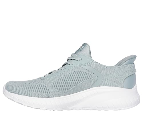 Detalle de Skechers Damen Bobs Squad Chaos Current Muse Slip-In Turnschuhe, Sage Textile, 40 EU