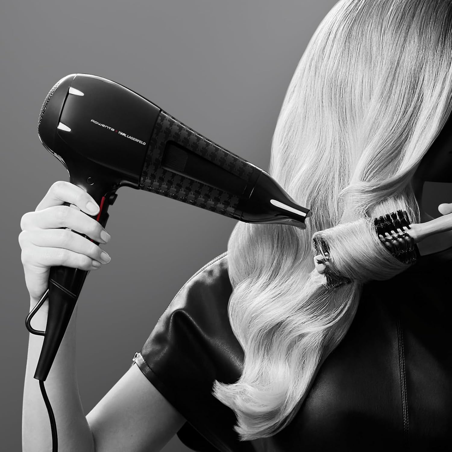 Detalle de Rowenta x Karl Lagerfeld CV591L Powerline Asciugacapelli da 2300 W con Boost di Ioni e Thermo Control