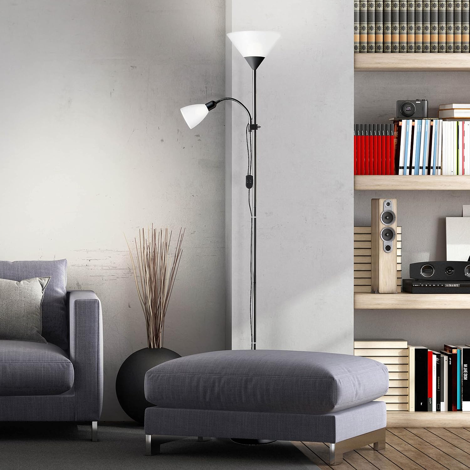 Detalle 2 de Brilliant Spari Deckenfluter 1,8 m