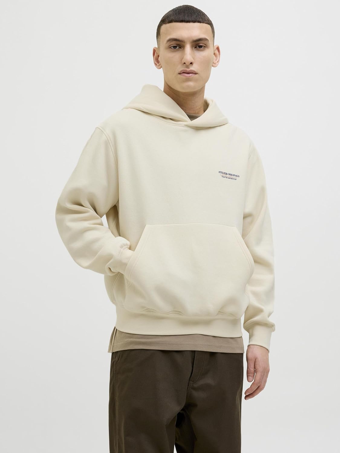 Thumbnail 1 de Jack & Jones Originals Herren Kapuzenpullover mit Rückenprint – Locker geschnitten