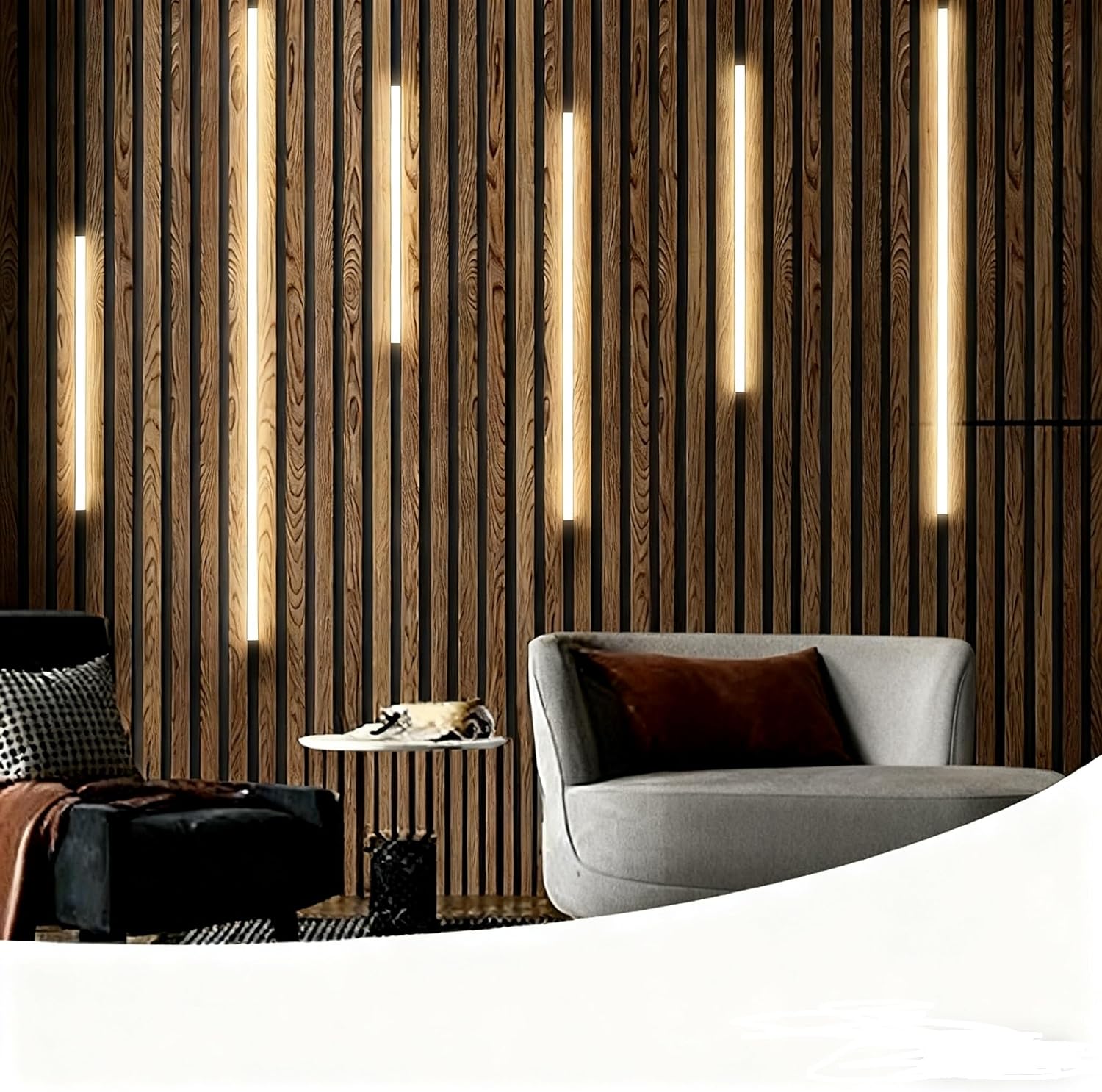 Detalle de INCARLED INCAR-Wall-6pcs-3000K LED Wall Lights, Dimmable 3000K Set