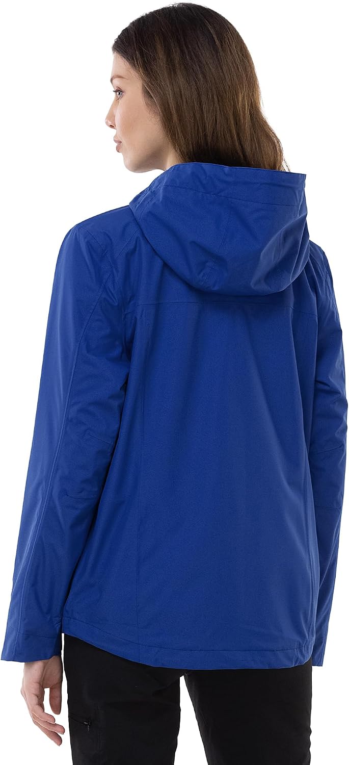 Detalle de Outdoor Ventures Packable Rain Jacket Women – Lightweight, Waterproof Hooded Raincoat for Cycling