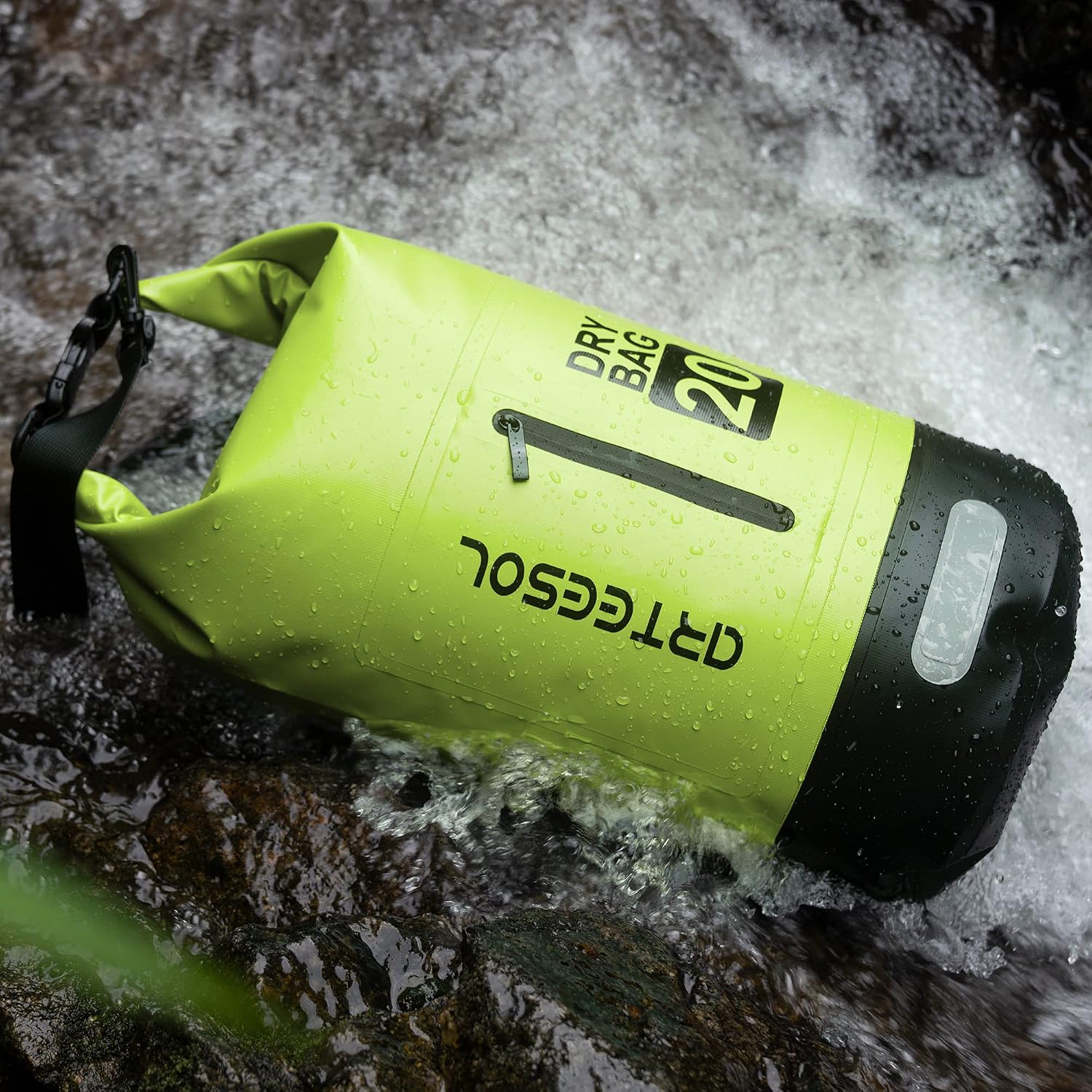 Detalle 2 de Waterproof Dry Bag (5L/10L/20L/30L) with Adjustable Shoulder Straps