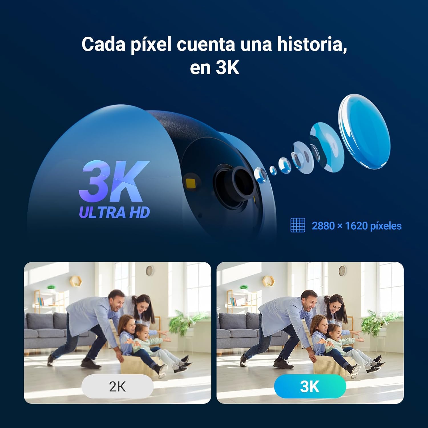 Thumbnail 2 de EZVIZ C6N G1 3K Cámara interior 360°