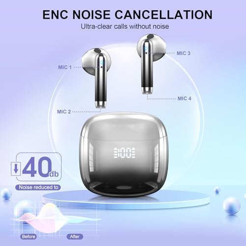 Detalle de DOBOPO J59 auriculares inalámbricos Bluetooth 5.4, 14,2 mm e IPX7