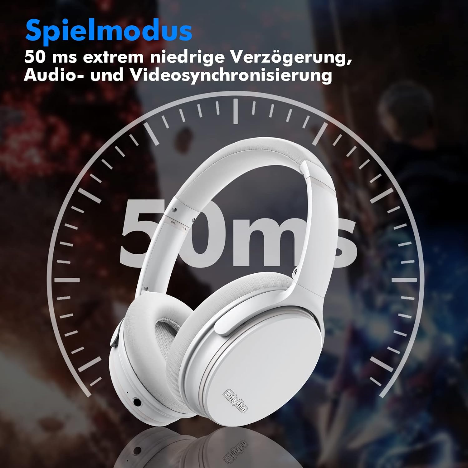 Detalle 1 de Srhythm NC35 Bluetooth ANC Kopfhörer 50+ Std