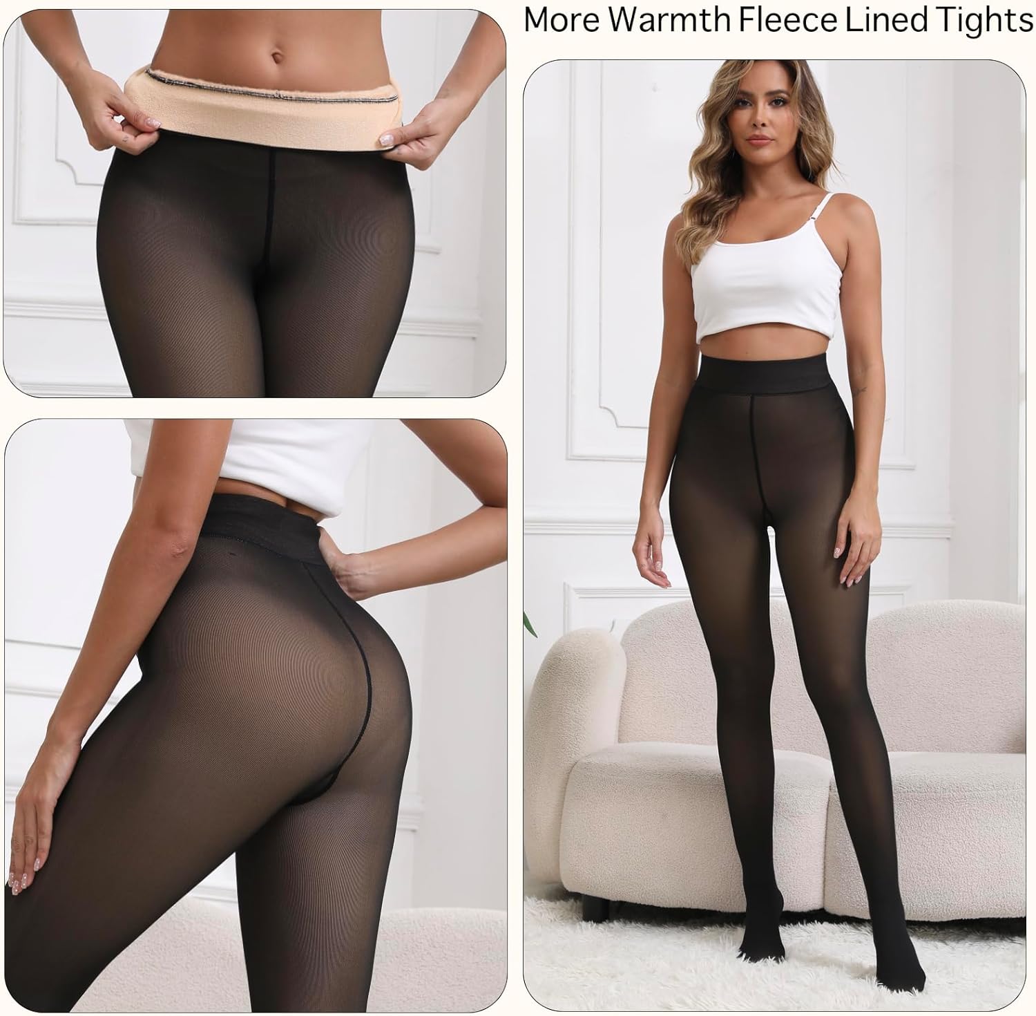 Thumbnail 5 de Apriddeo 2025 One-Seam Fleece Lined High-Waist Tights