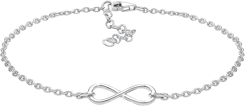 Detalle de Elli Pulseras Infinito plata 925, 1 pieza 😊