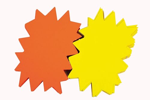 Cartons Fluos APLI 13925 jaune/orange