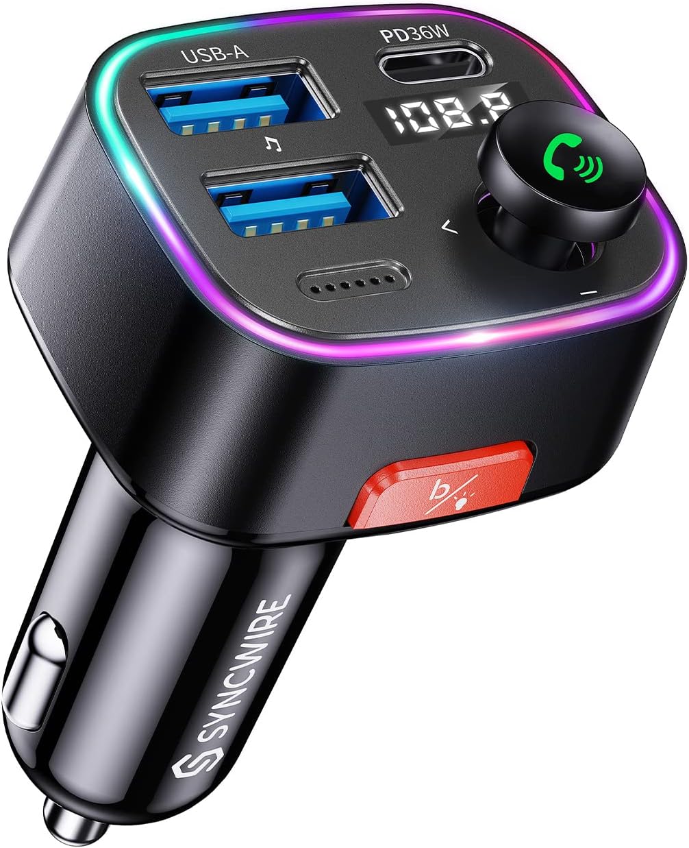 Detalle de Syncwire FM Transmitter 48W Auto