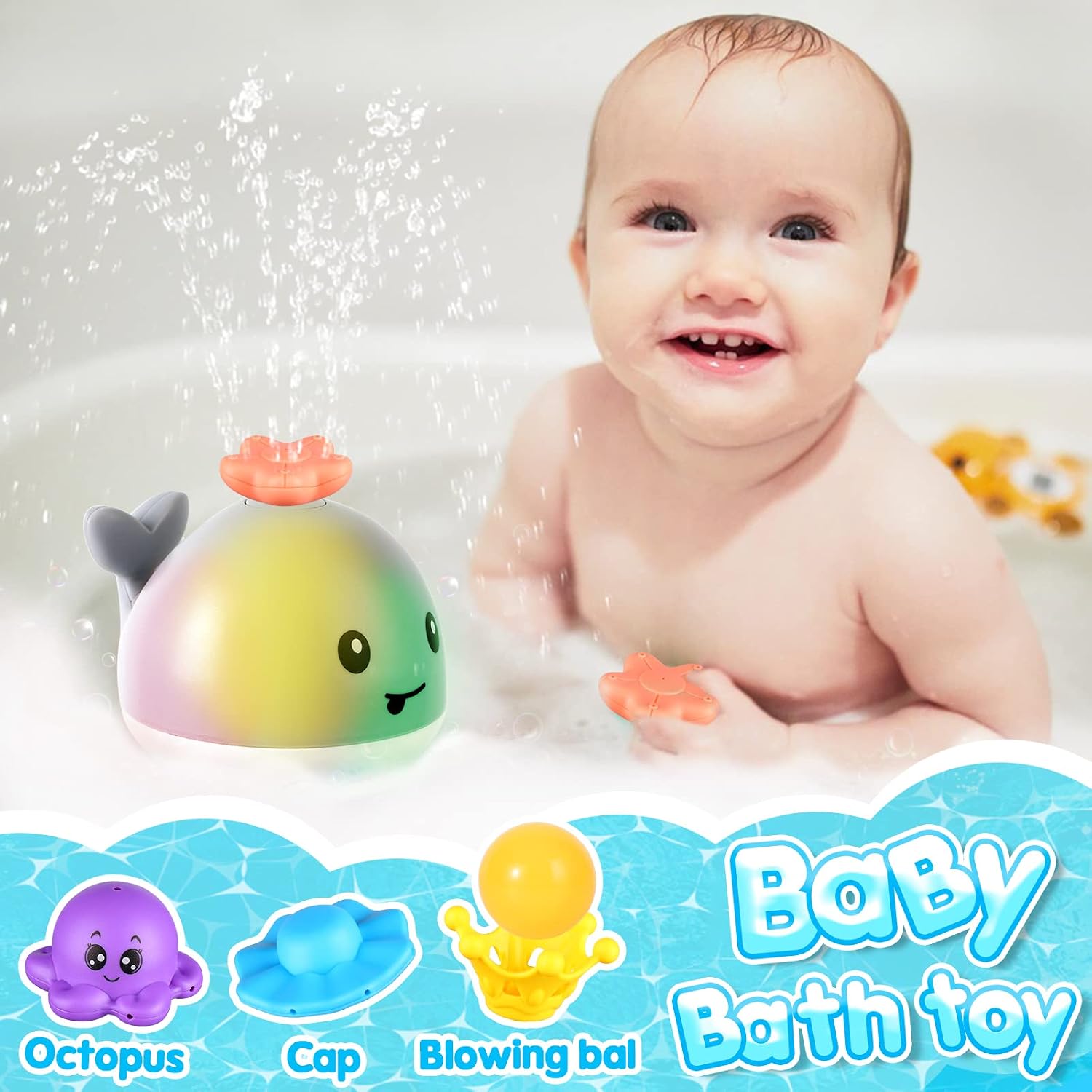 Thumbnail 1 de Gigilli Baby Bath Toys 4 Modes