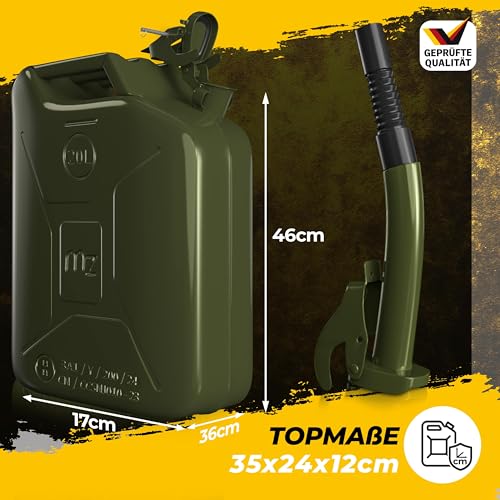Thumbnail 7 de MONZANA® 3x Jerrican essence 20L métal bec verseur – lot de 3