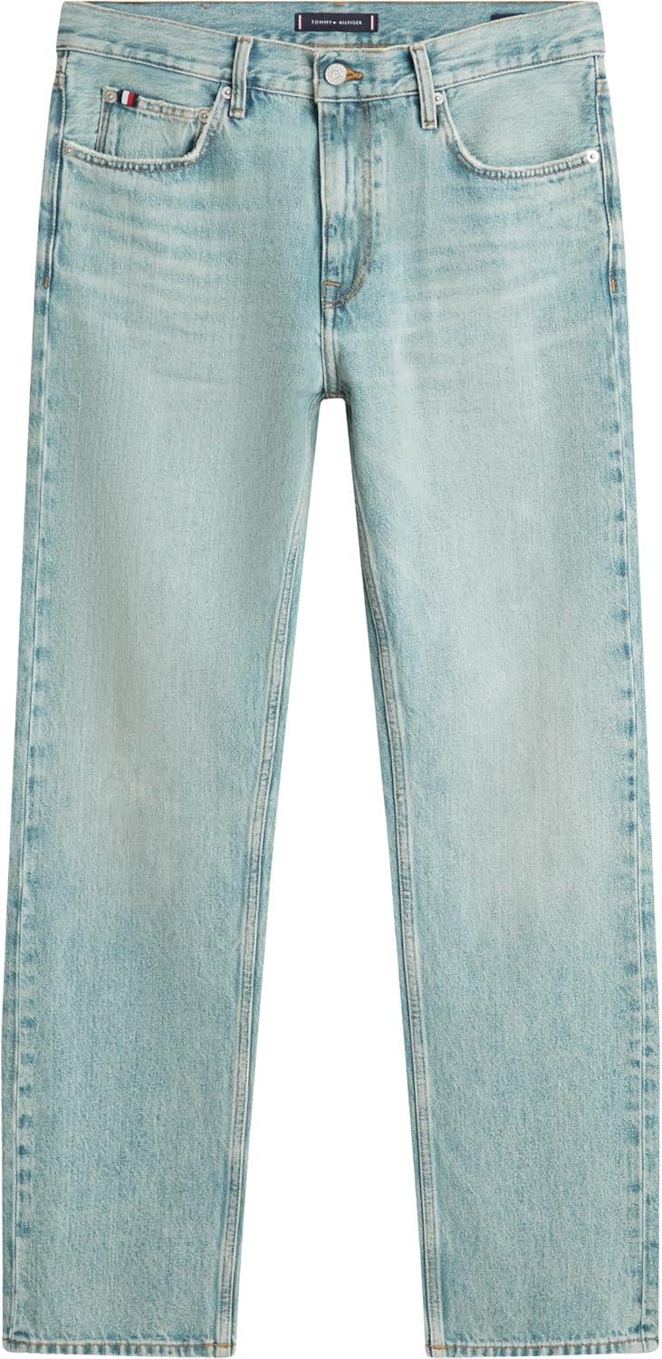 Detalle 2 de Tommy Hilfiger Men's Regular Straight Dover Maxwel Bl Mw0mw42331 Straight jeans
