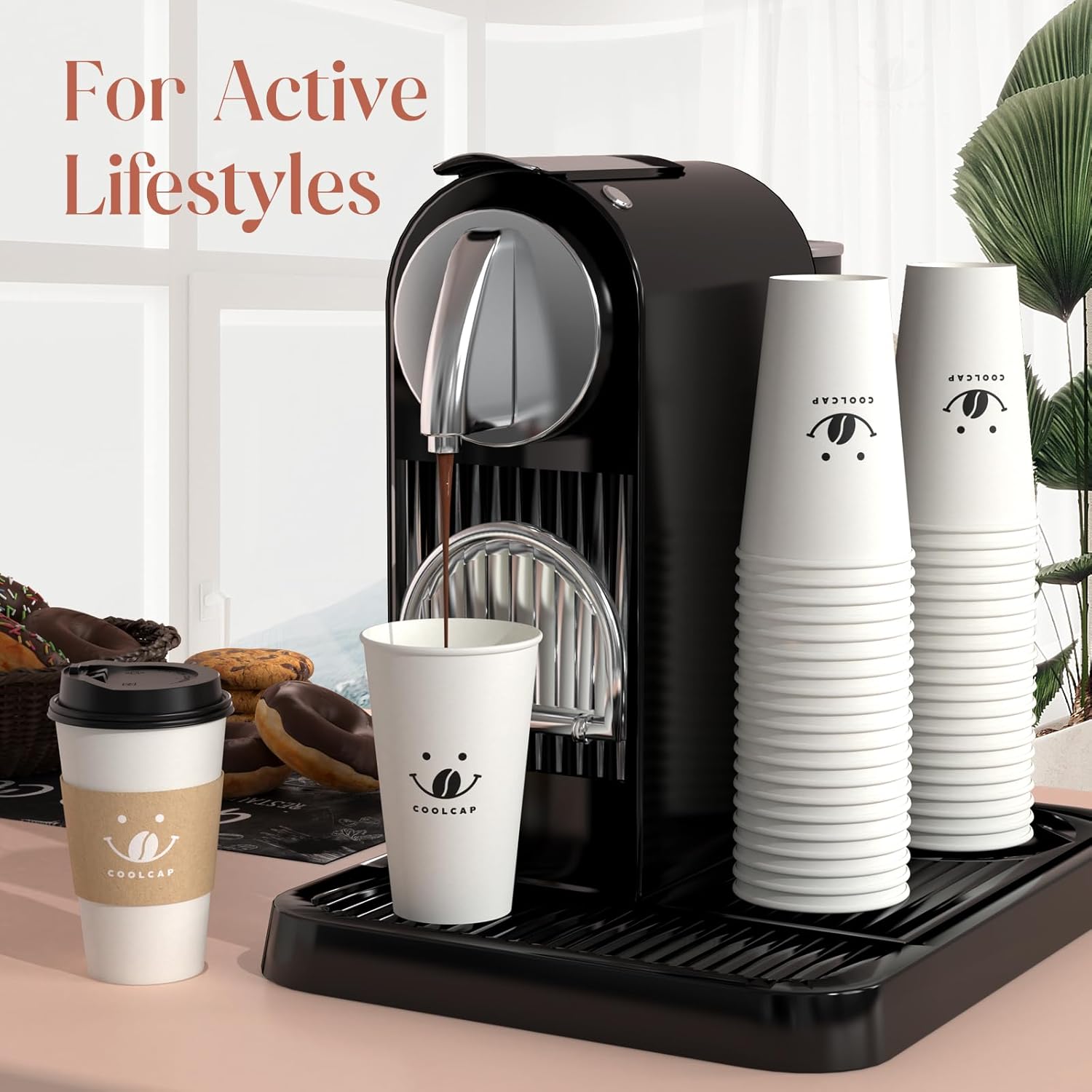 Thumbnail 2 de Coolcap Coffee Cups 16 oz ☕