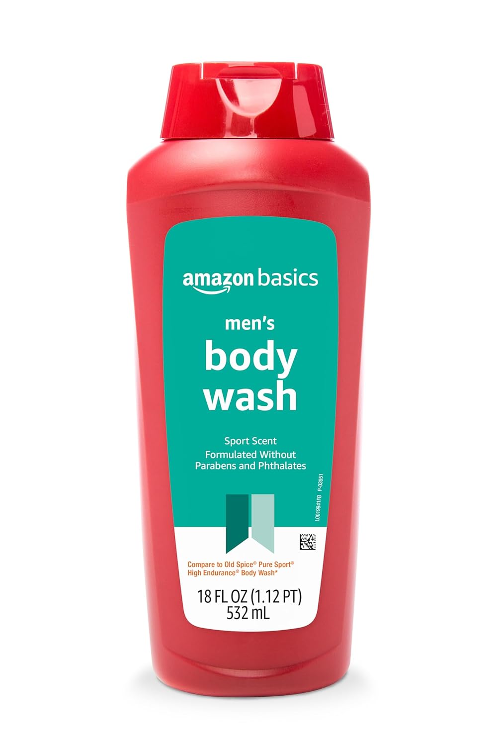 Thumbnail 6 de Amazon Basics Men’s Body Wash (Sport Scent) — Paraben & Phthalate Free, 18 fl oz, 6-Pack