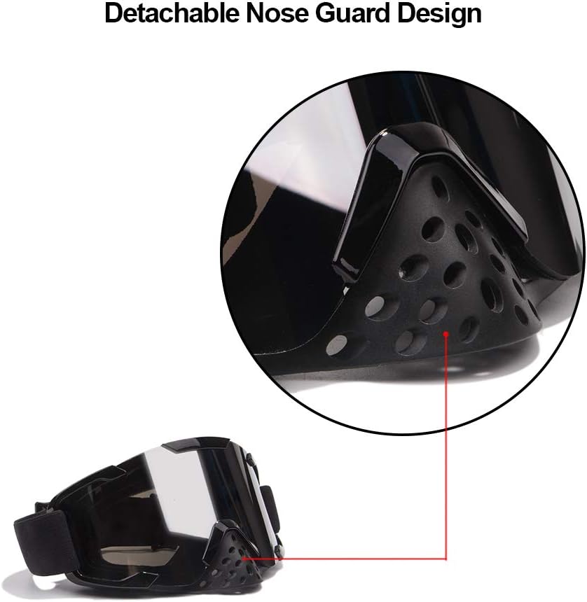 Thumbnail 2 de 4-FQ PU Resin Windproof Dustproof Motocross Goggles – Lightweight OTG, UV 100%, Anti-Fog