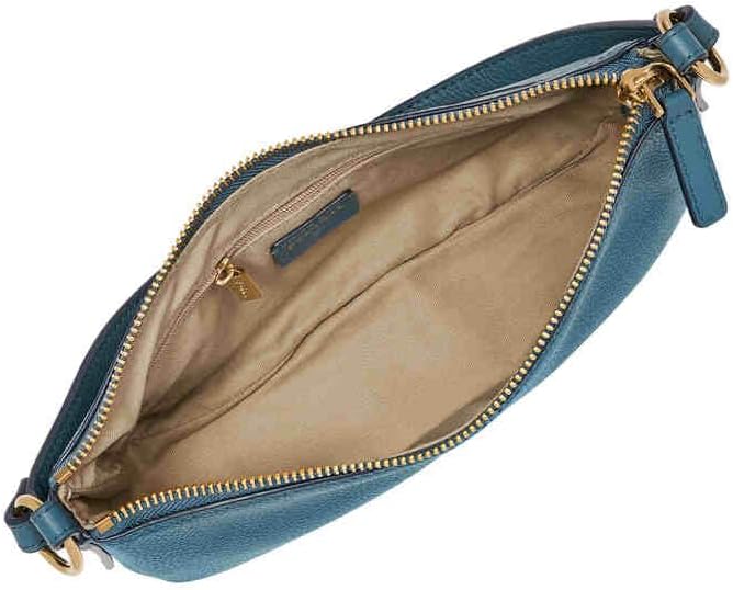 Detalle 2 de Fossil Huntington set di portafogli uomo in pelle o poliestere, azzurro