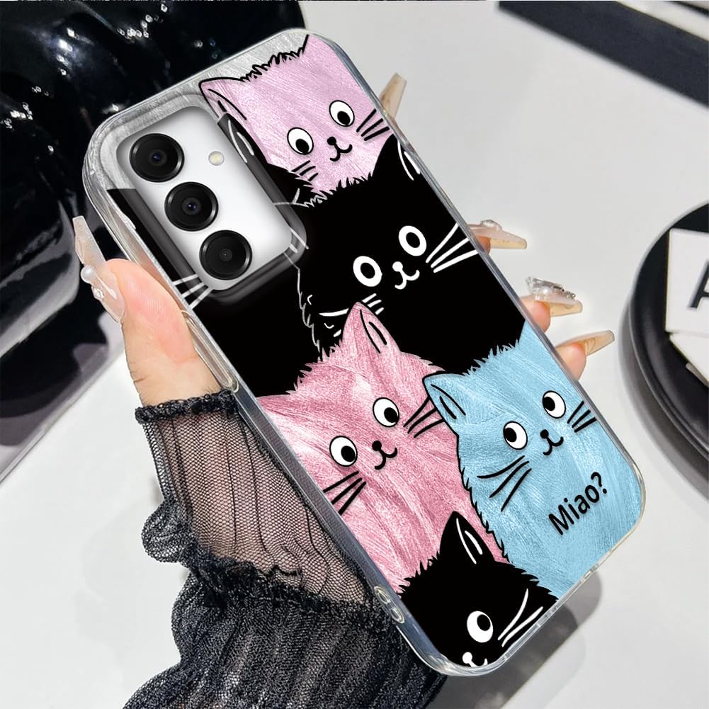 Thumbnail 4 de Tedyhülle Galaxy A15 Hülle – Katze Aesthetic TPU/PC Schutzhülle (6,5 Zoll), Stoßfest und Kratzbeständig