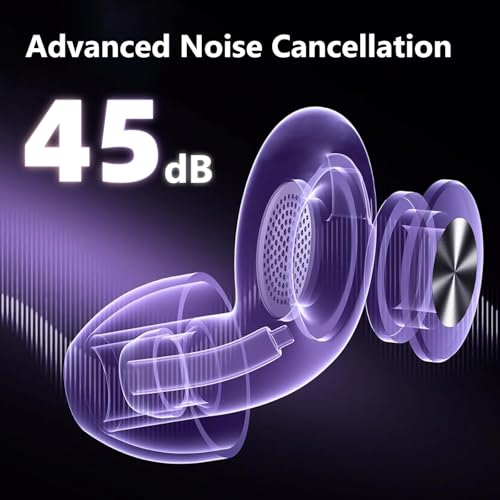 Detalle de Bouchons d’oreilles pour dormir taopodo -45 dB, silicone réutilisable, 4 tailles XS/S/M/L
