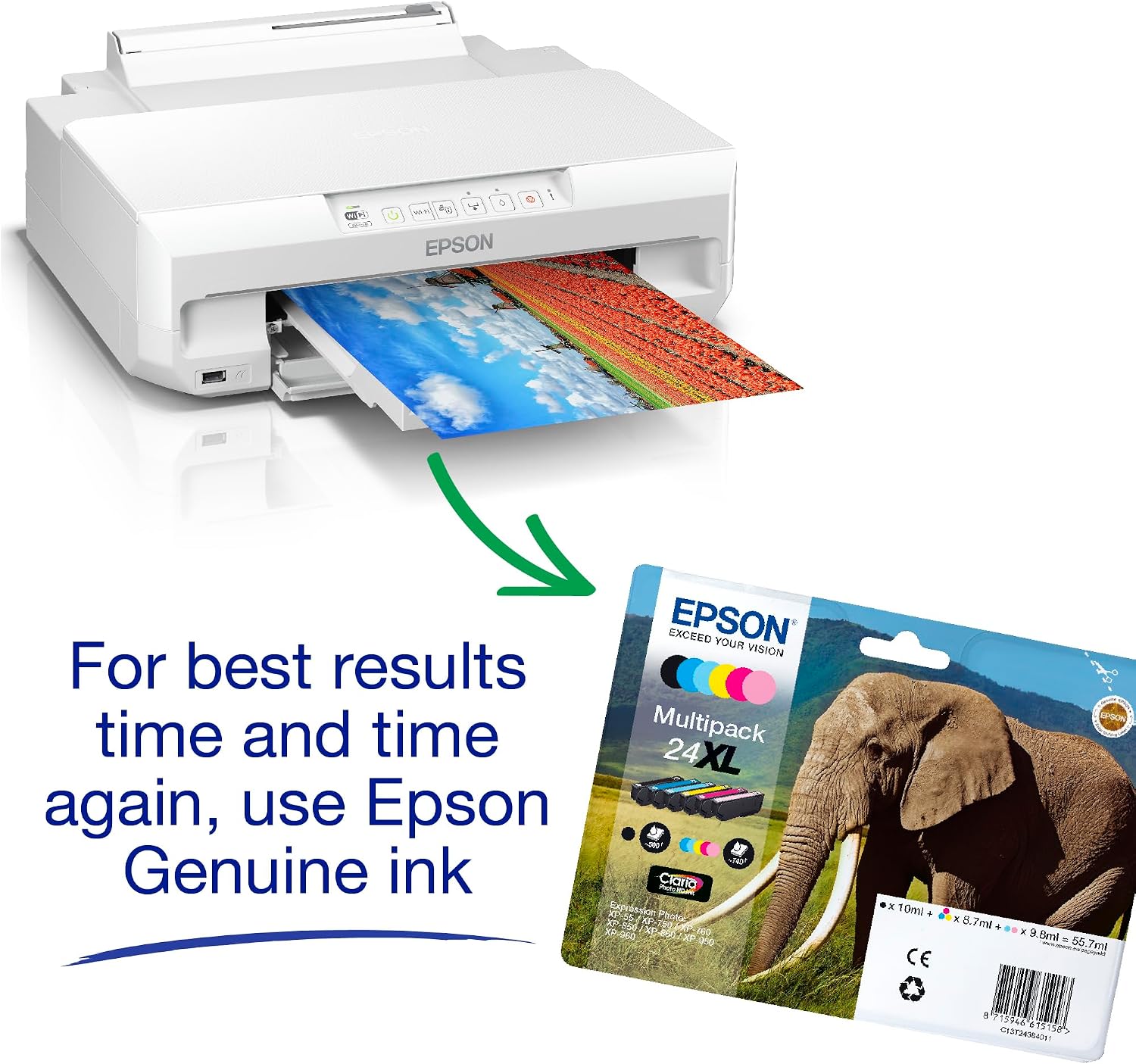 Thumbnail 5 de Epson Expression Photo XP-65 Photo Printer: A practical home photo printer