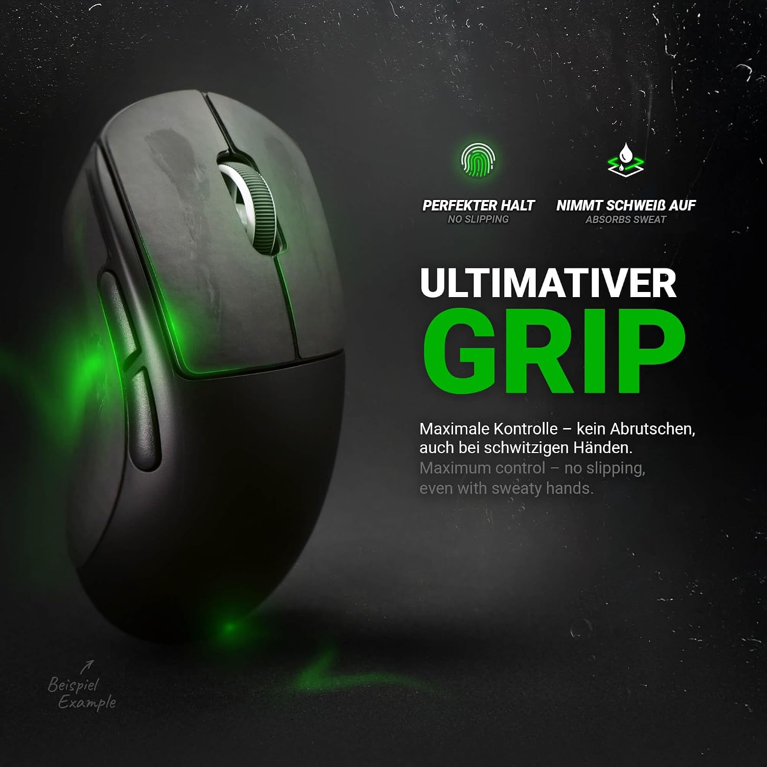 Detalle de SensoryBoost Maus Grip Tape 0,5 mm – Mausgrip