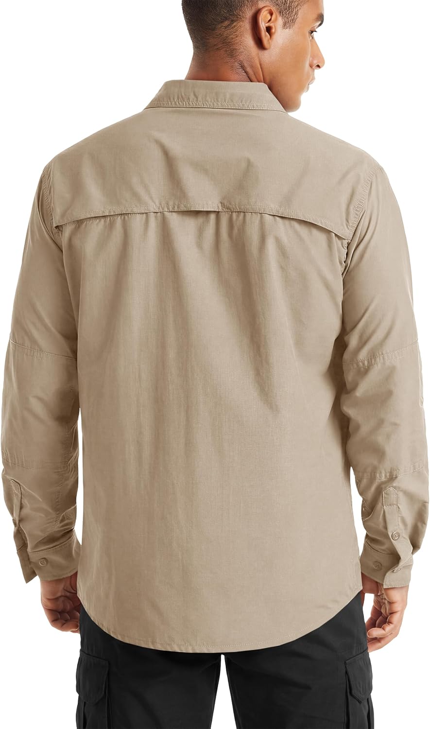 Detalle de TACVASEN Men's Long-Sleeve Fishing Shirt, Nylon