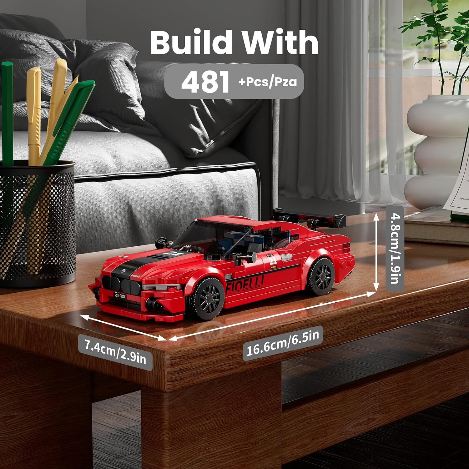 Thumbnail 1 de Mould King 27072 Speed Champion Drift Rennwagen 481 Teile