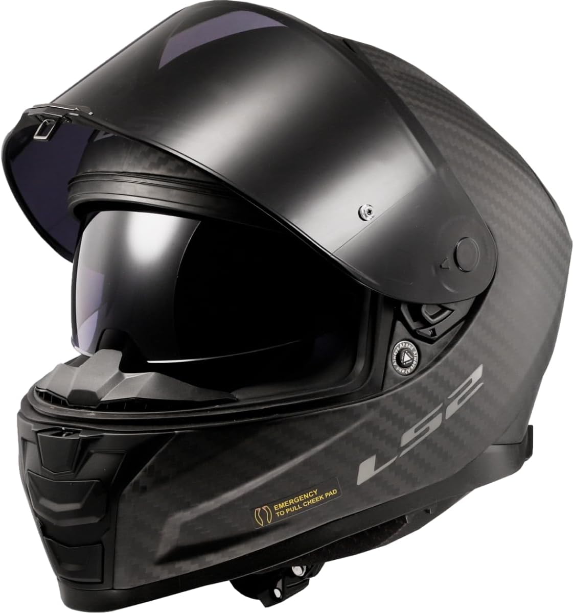 Thumbnail 4 de LS2 Vector II Carbon Carbons Matt: casco integrale in fibra di carbonio 6K, taglia L