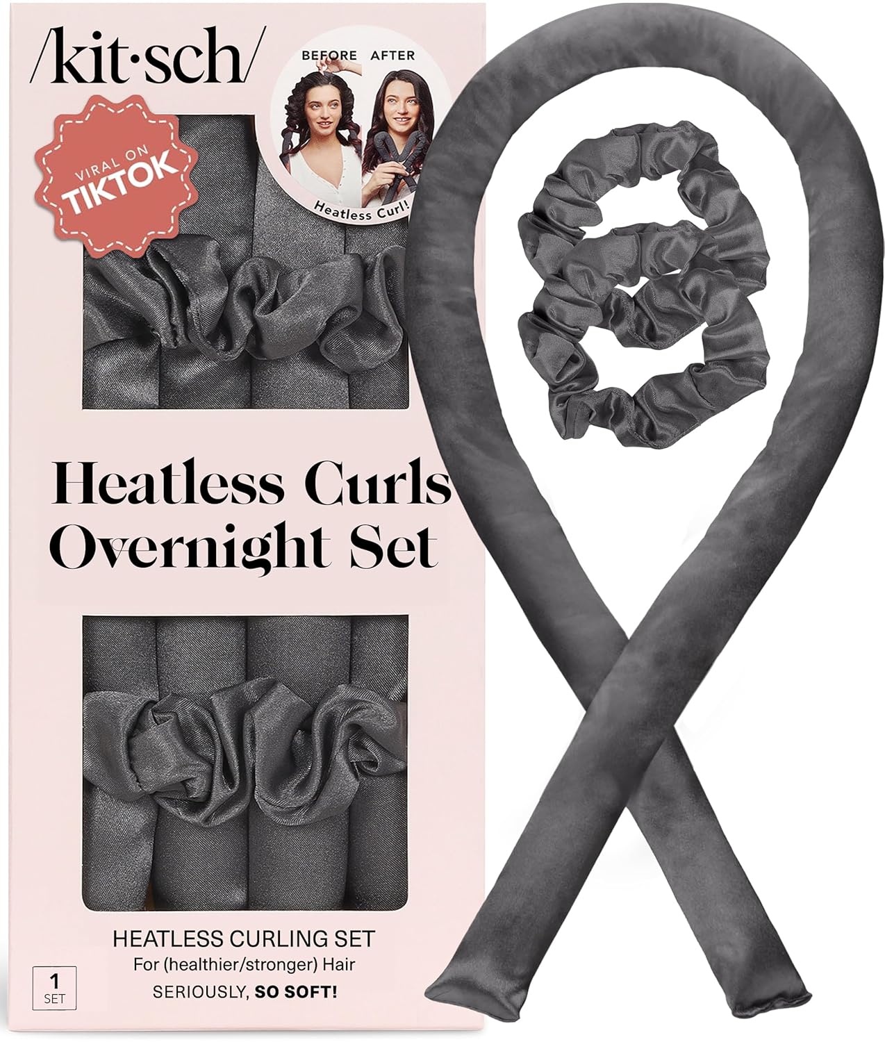 Kitsch Heatless Satin Curling Set 34" 💇♀