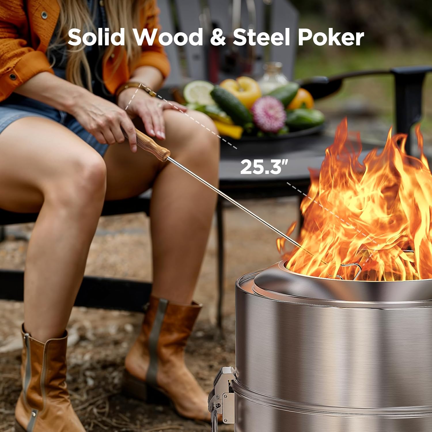 Thumbnail 6 de Ciays 17-Inch Smokeless Firepit 🪔