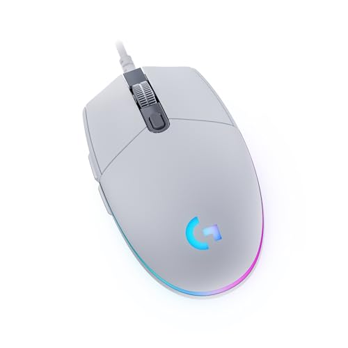 Detalle de Logitech G G203 LIGHTSYNC Mouse Gaming con Illuminazione RGB - Bianco