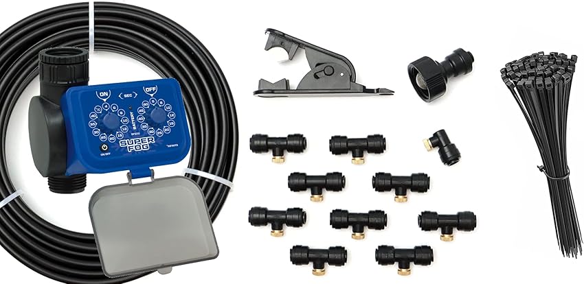 Detalle 2 de SUPERFOG Sistema nebulización jardín 10 toberas
