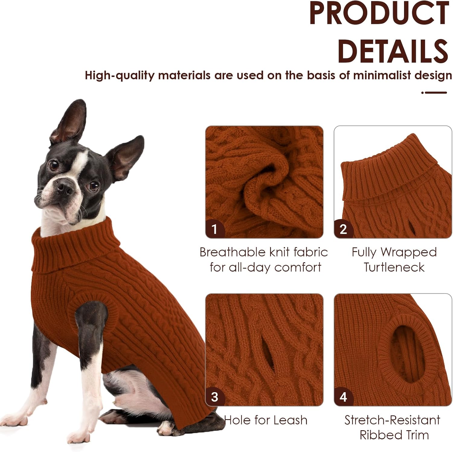 Detalle 2 de AOFITEE Small Dog Jumper