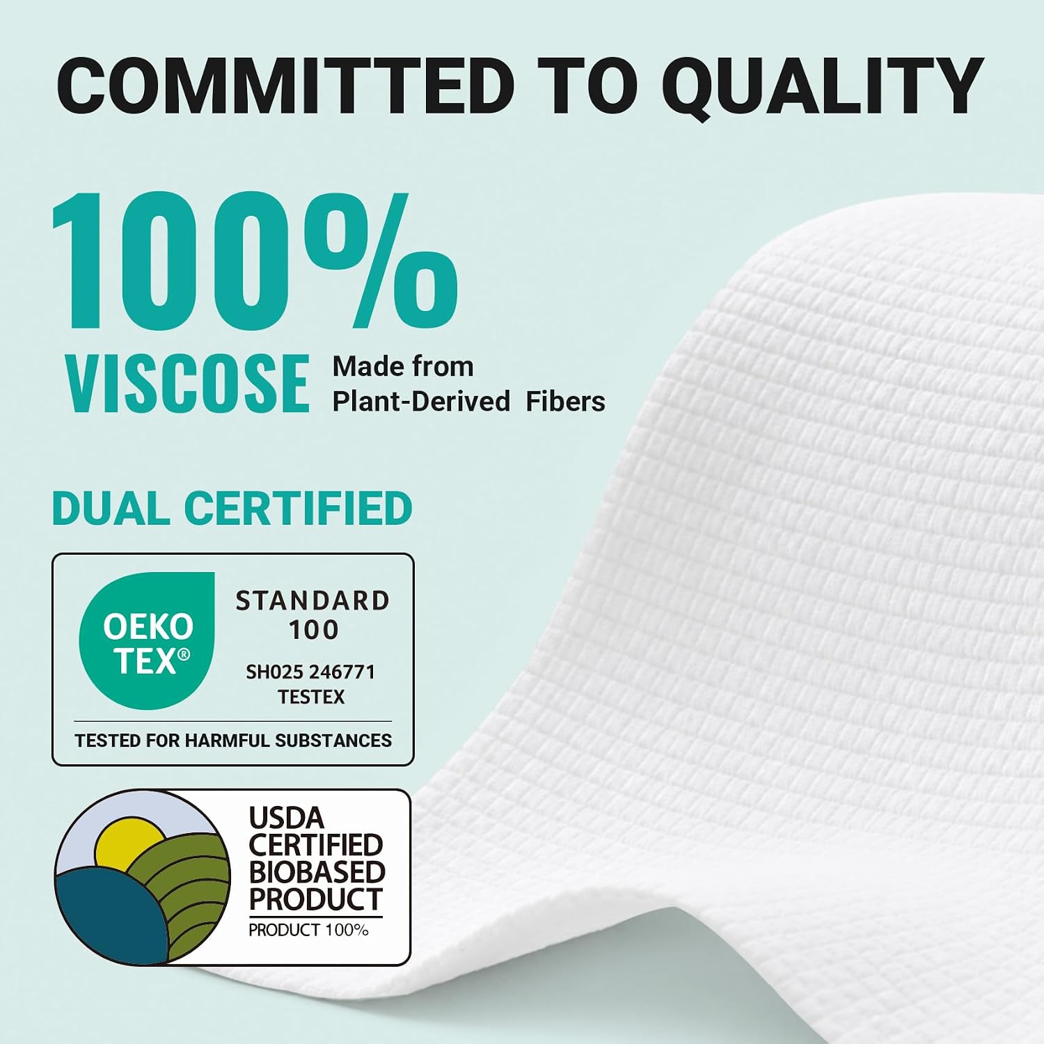 Detalle 2 de Disposable Face Towels, 200 Count